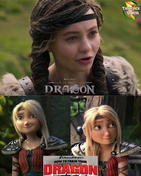 NEW LOOK at Astrid played by Nico Parker in the upcoming live action