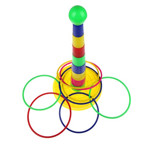 plastic ring throwing set gama sport