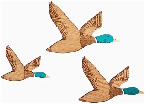 3 Pack Flying Ducks Wooden Flying Duck Essential Item for - Etsy