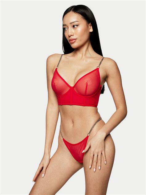 Megan Lingerie Set in Red