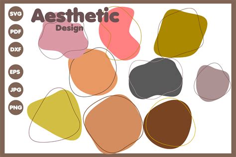 Aesthetic Design Graphic by Ahargun Craft Design · Creative Fabrica