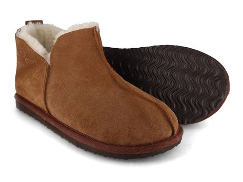 Lammbock® luxurious Slippers | Shearlock, Cognac