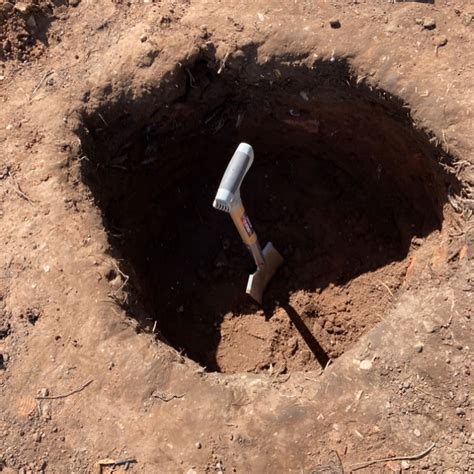 home hero ft diameter   ft deep hole dug