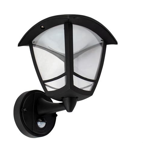 Luceco Exterior LED 4 Panel PIR Coach Lantern IP44 8W 640lm | Toolstation