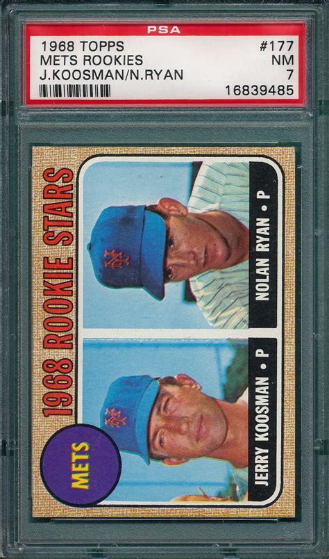 Lot Detail - 1968 Topps #177 Nolan Ryan PSA 7 *Rookie*