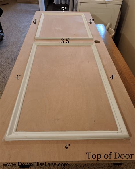 how to put molding around a door