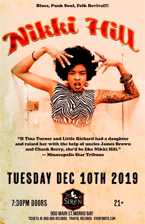 Nikki Hill at the Siren!! - The Siren, Morro Bay, CA