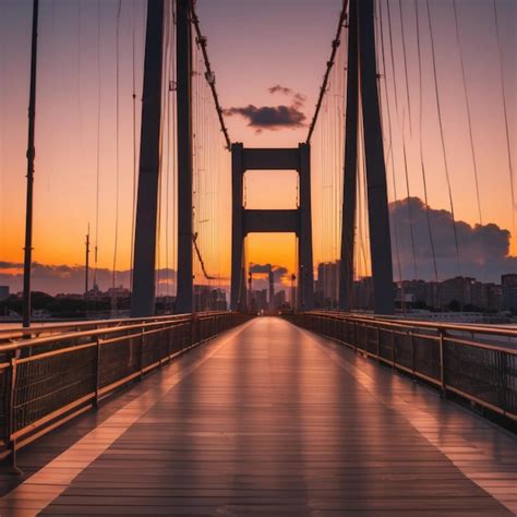 bridge golden hour images    freepik