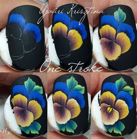 Пин от пользователя Judith Morales на доске Arte De Uñas | Цветы на ...