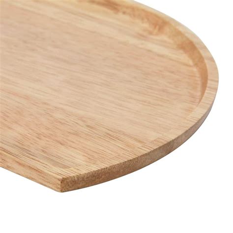 11 Natural Modern Wood Semi Circle Tray By Hello Honey - Home & Office