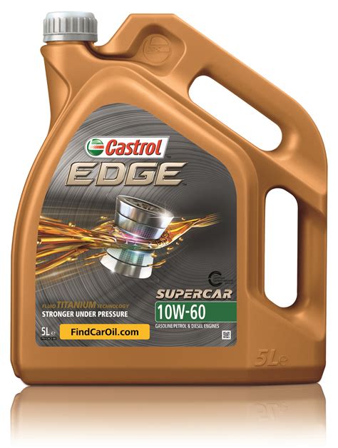 Castrol Edge Supercar 10W-60 Motoröl mit Fluid-Titanium Technologie, 5 ...