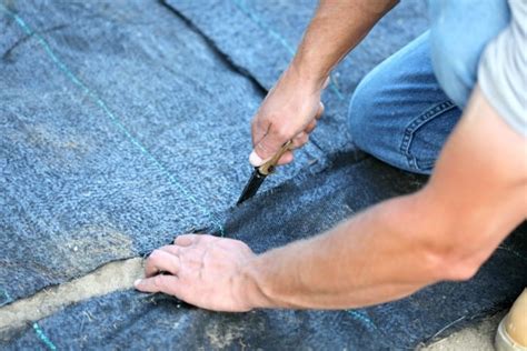 how to install landscape fabric