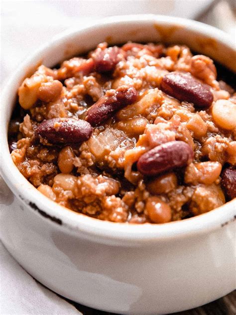 Slow Cooker Calico Beans Recipe - Little Spoon Farm