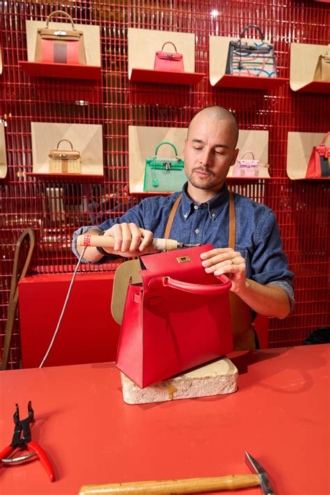 making   hermes bag marie claire