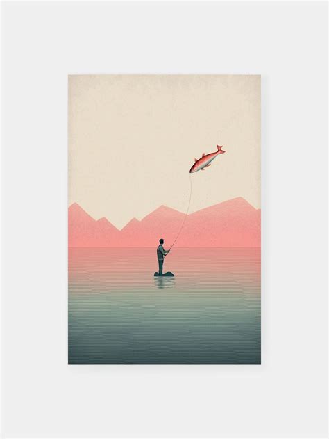 Lakeside Fishing Serenity Poster - Klumo Shop