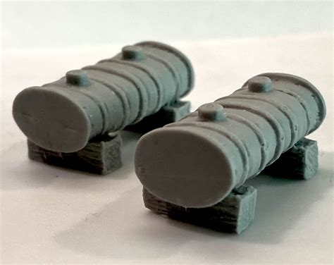 Bulk Fuel Tanks 2 Pack (N Scale) - barmillsmodels.com