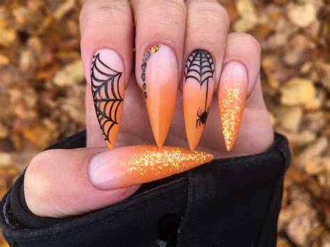 Cute Halloween Stiletto Nails : Unlike regular acrylic extensions, you ...