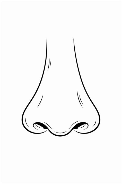 Desenhos De Nariz Para Imprimir - Desenhos de Nariz para Imprimir e Colorir