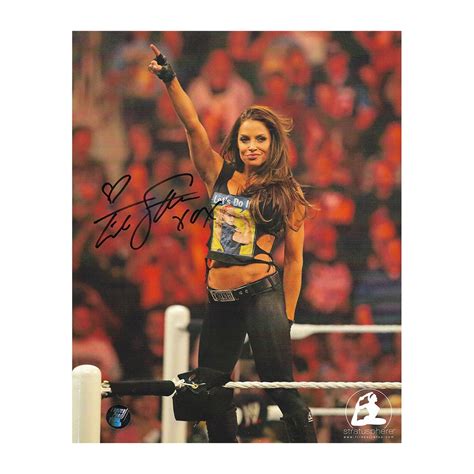 Trish Stratus // WWE // Autographed Photo - Autograph Authentic - Touch