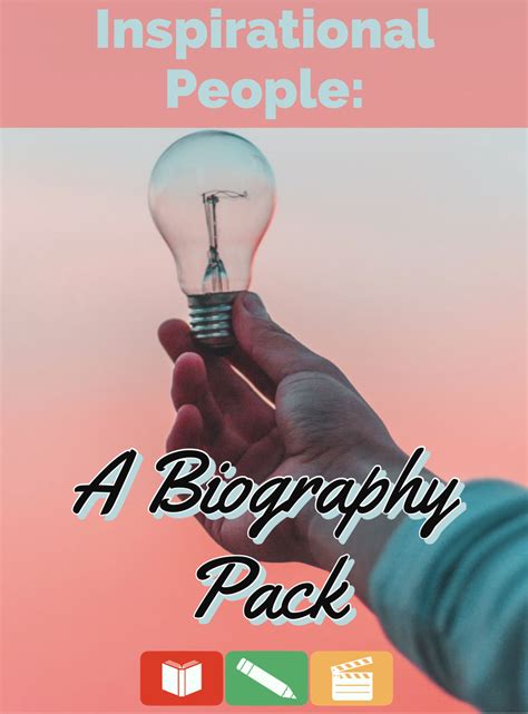 Inspirational People: A Biography Pack Individual Teacher Licence