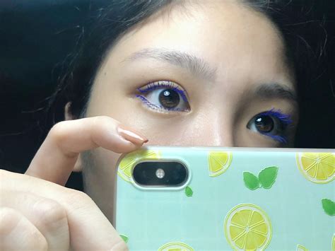 I tried the Benefit Bad Gal Bang blue mascara (sorry no brows lol) : r/beautytalkph