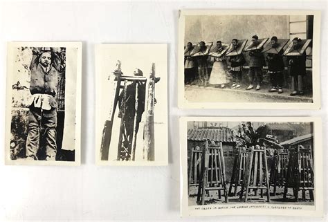 Lot - (4) Vintage Chinese Torture Photographs