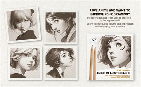 draw anime realistic faces learn  draw  add volume