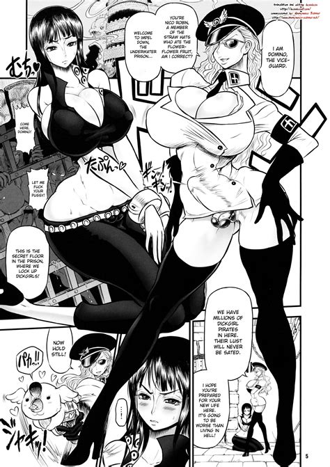 One Piece Midarezaki Joshuu Kaizoku Futanari Hentai Manga 1 and 2 by