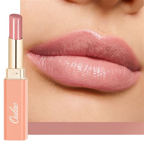 Oulac Nude Pink Lipstick – Moisture Shine Hydrating Lipstick & Tinted