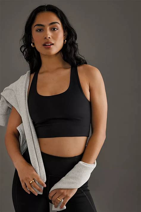 girlfriend collective paloma racerback sports bra anthropologie uk