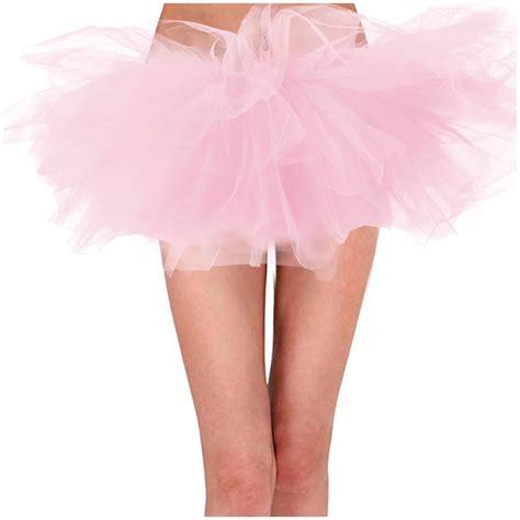 Hifoo Adult Tulle Skirts 6 Layered Tutu Mini Ball Gown Skirts Women