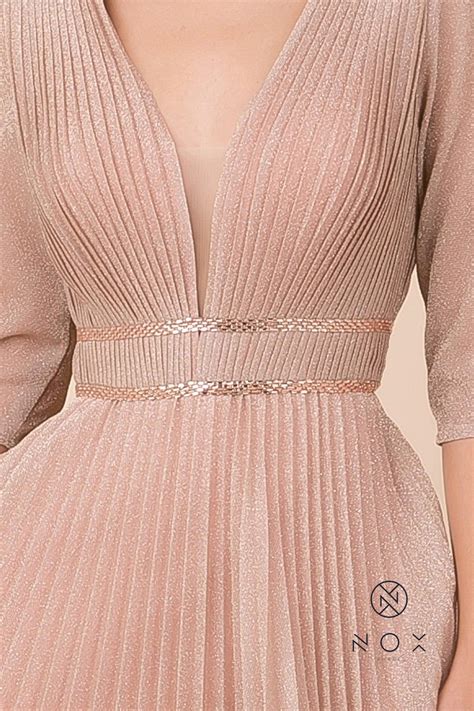 Navy Long Formal 3/4 Sleeve Mother of the Bride Dress - Mother of the