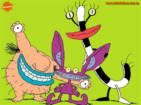 Ahhh! Real Monsters, 90's Nickelodeon :) | Nickelodeon cartoon ...