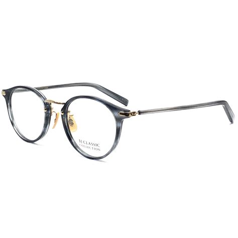 BJ CLASSIC COLLECTION ビージェイクラシックコレクション メガネ COM-301PT Cｰ90-1 ブルースモークササ
