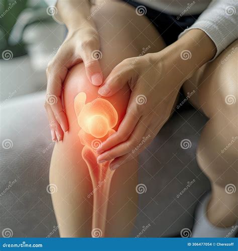 X-ray Of A Sore Knee, Hologram Of Joints, Structure Of The Knee. X-ray