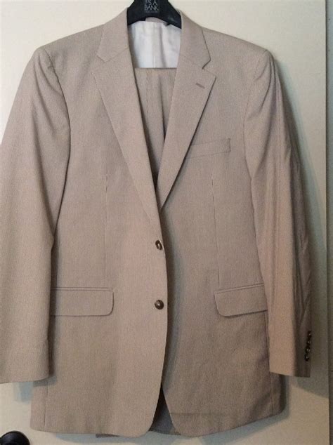 Jos. A. Bank Jos. A. Bank Signature Collection Brown Seersucker Suit