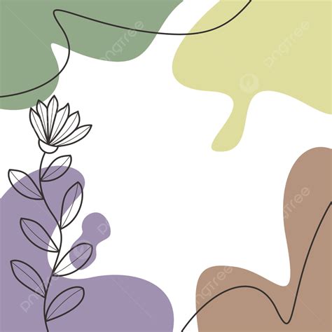 Wild Leaves Aesthetic Border, Aesthetic, Borders, Plant PNG and Vector with Transparent ...