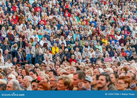 Big crowd of people editorial photo. Image of diversity - 125917596