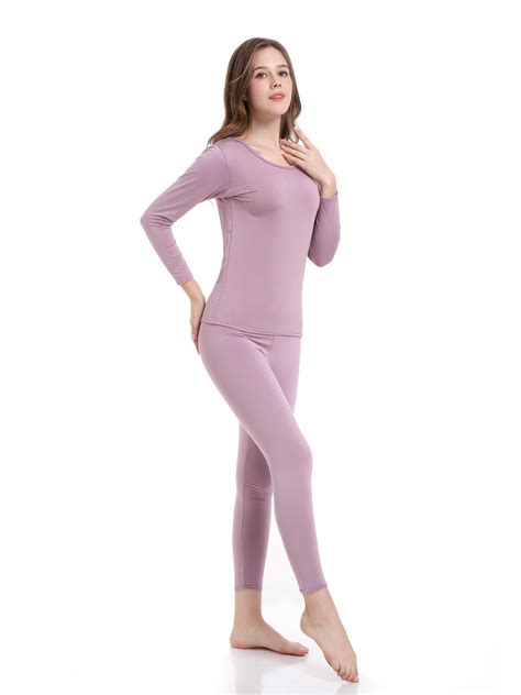 Truactivewear Women's 2 Pack Thermal Sets, Moisture Wicking, Super Soft