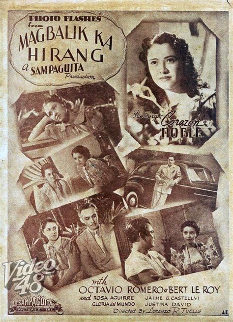 Movie poster of Magbalik ka, Hirang. | Historical movies, Movie posters ...