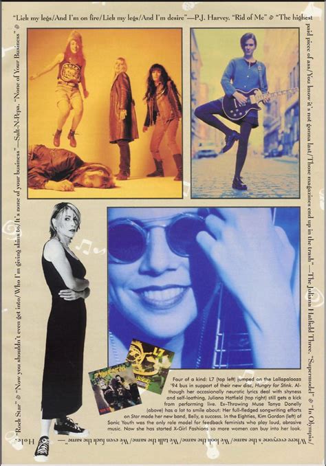 from an article called “Rock Girls” in Playboy... - 💕