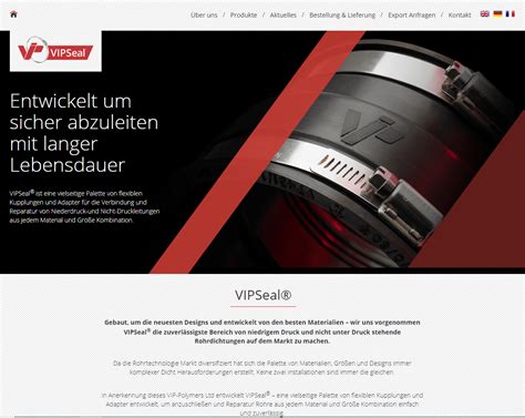 VIP launch German VIPSeal® website - vip
