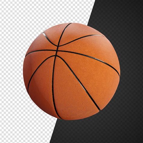 premium psd orange basketball ball isolated