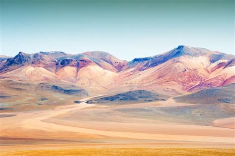 Mountains on the Plateau Altiplano, Bolivia Stock Image - Image of ...