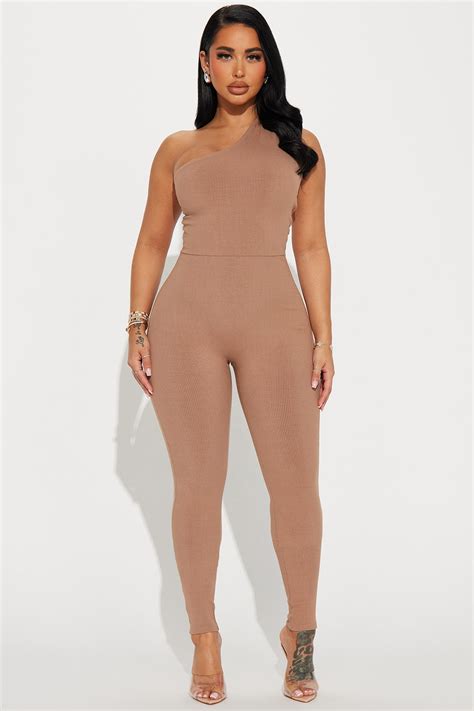 Scarlett Snatched Jumpsuit - Nude | Fashion Nova