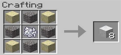 how to craft concrete powder in minecraft