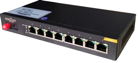 Gigabit network switch 8 port 10 / 100 / 1000M + 1 port 1000M fiber ...