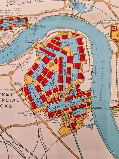 surrey docks london map map art london docklands