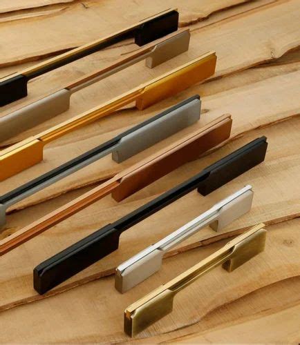 pull handle black designer wardrobe handles  cabinet fitting