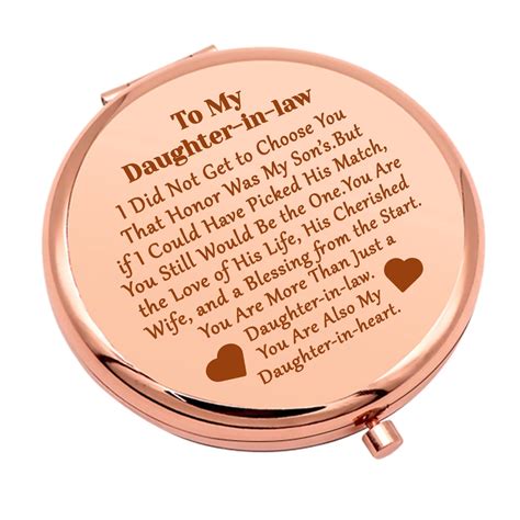 Amazon.com: Daughter in Law Gift from Mom Wedding Gift Compact Makeup